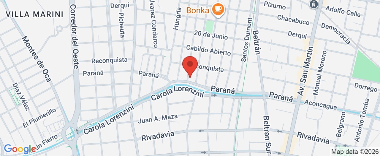 Mapa de la ubicación