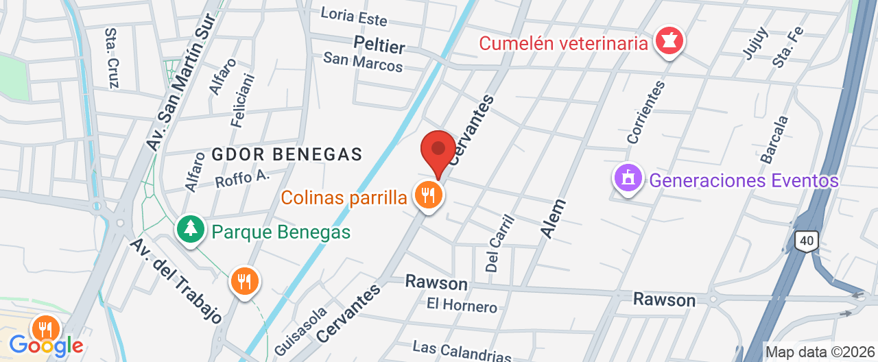 Mapa de la ubicación