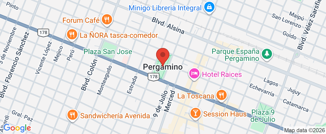 Mapa de la ubicación