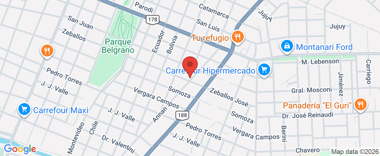 Mapa de la ubicación