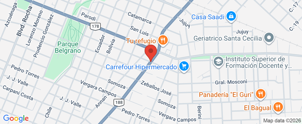 Mapa de la ubicación