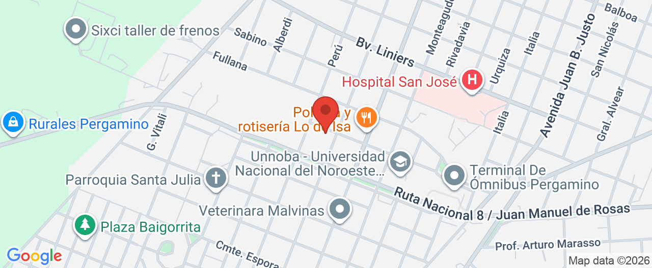 Mapa de la ubicación