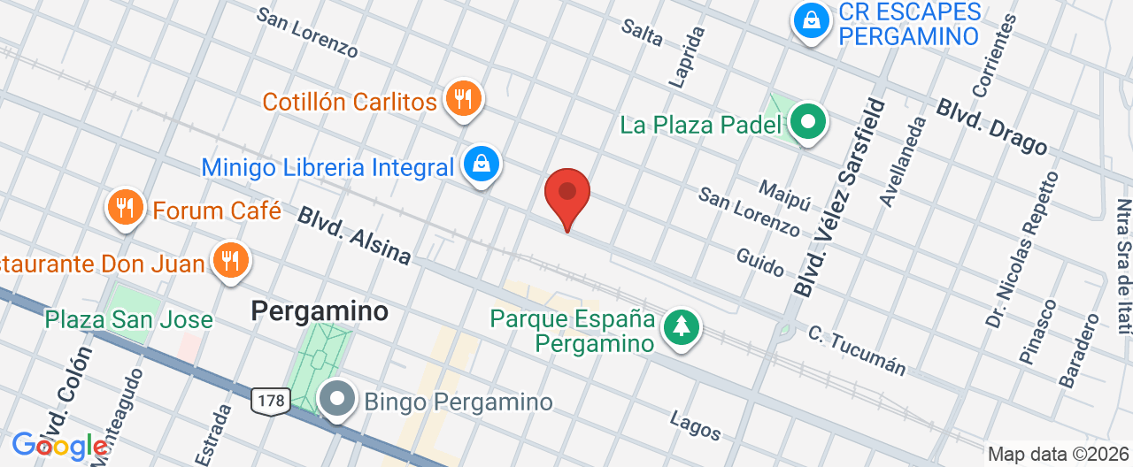 Mapa de la ubicación