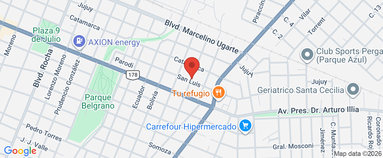 Mapa de la ubicación