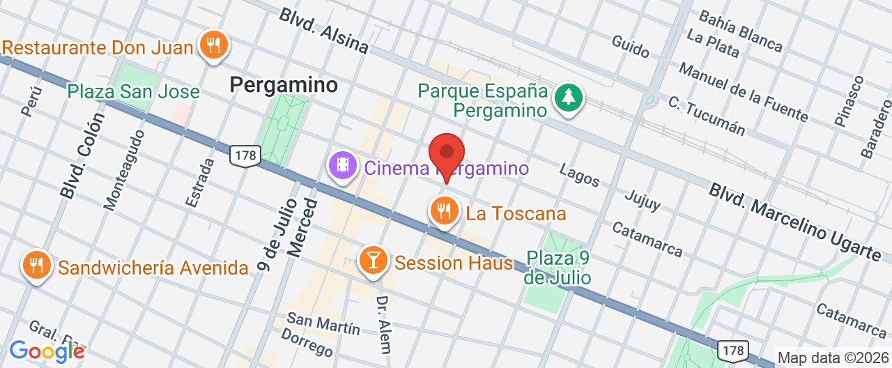 Mapa de la ubicación