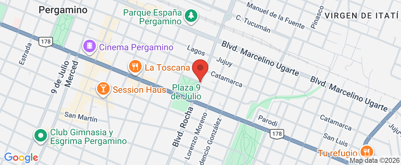 Mapa de la ubicación