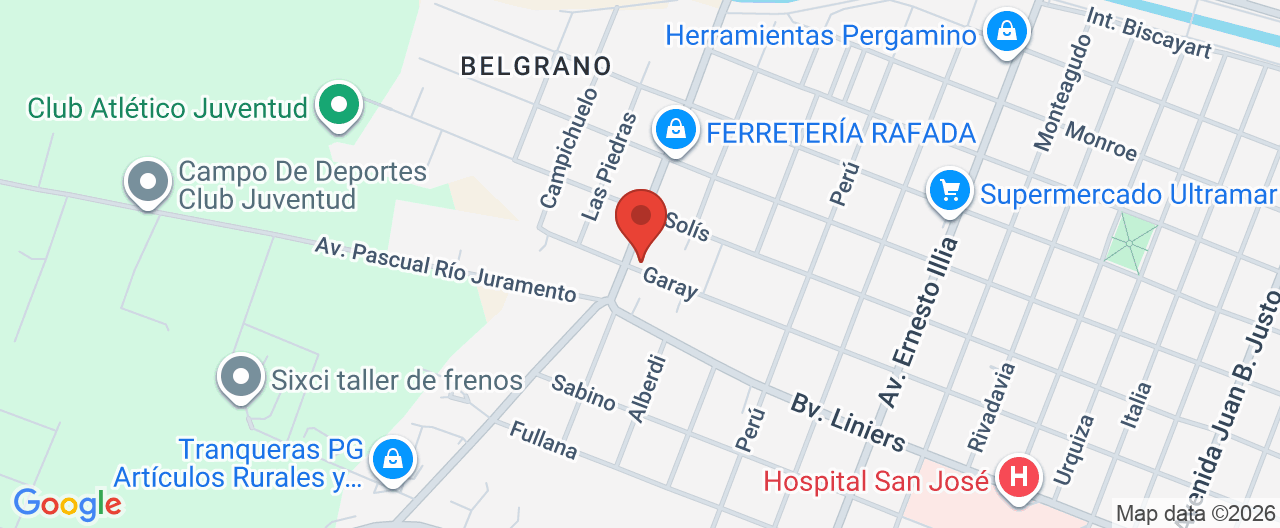Mapa de la ubicación