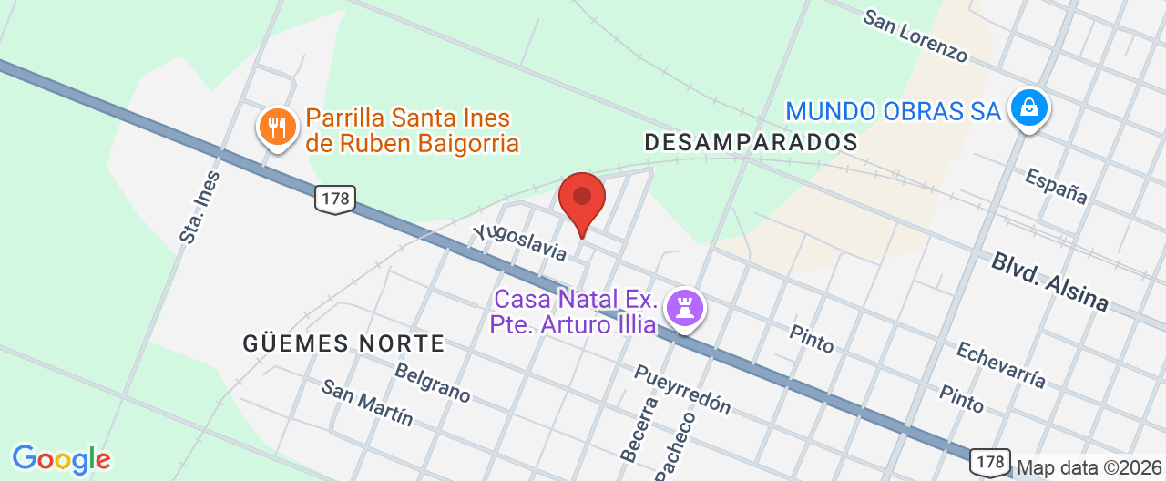 Mapa de la ubicación