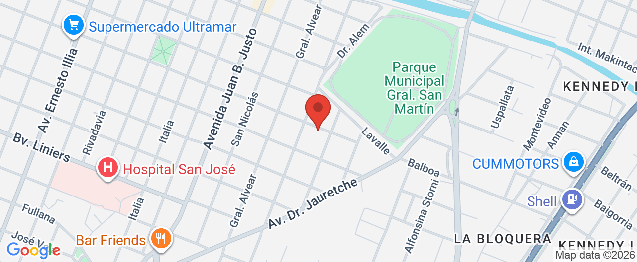 Mapa de la ubicación