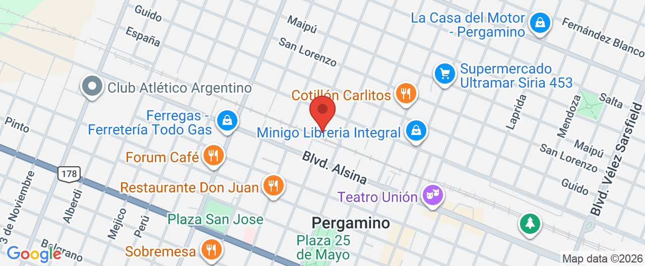 Mapa de la ubicación