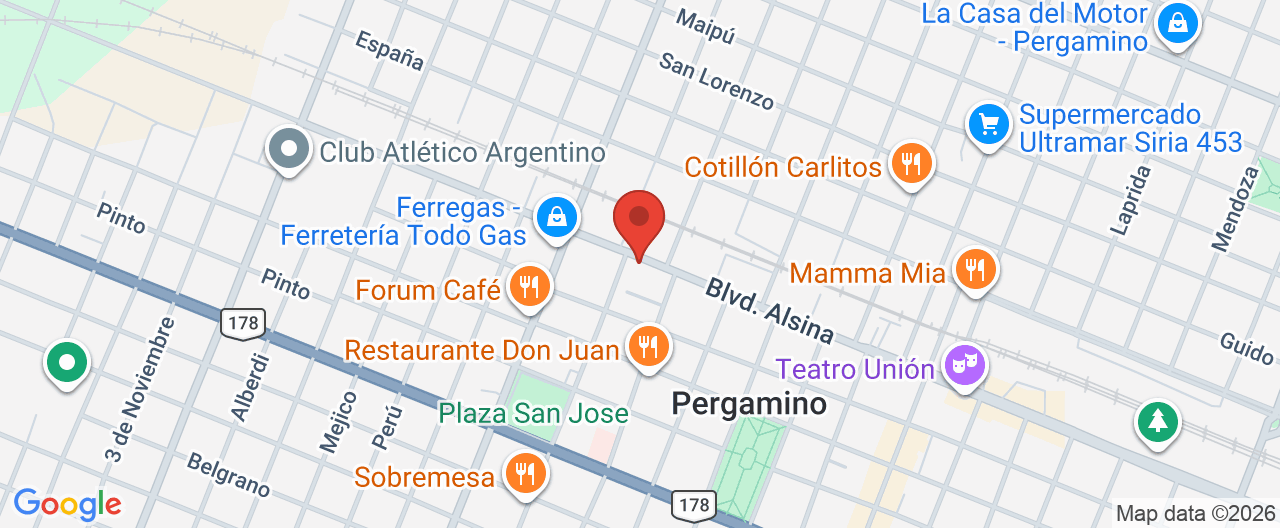 Mapa de la ubicación