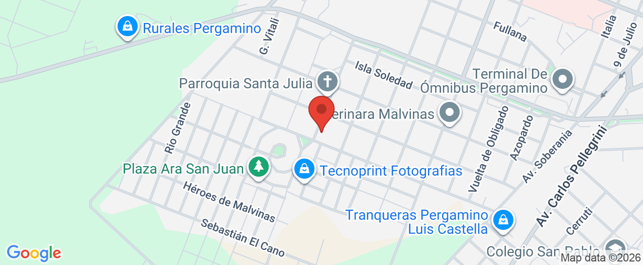 Mapa de la ubicación