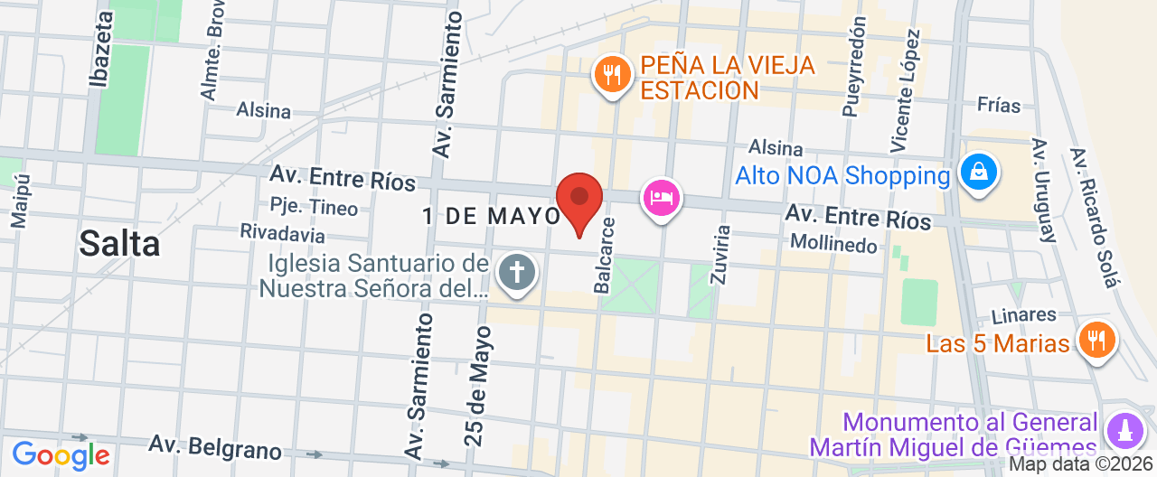 Mapa de la ubicación