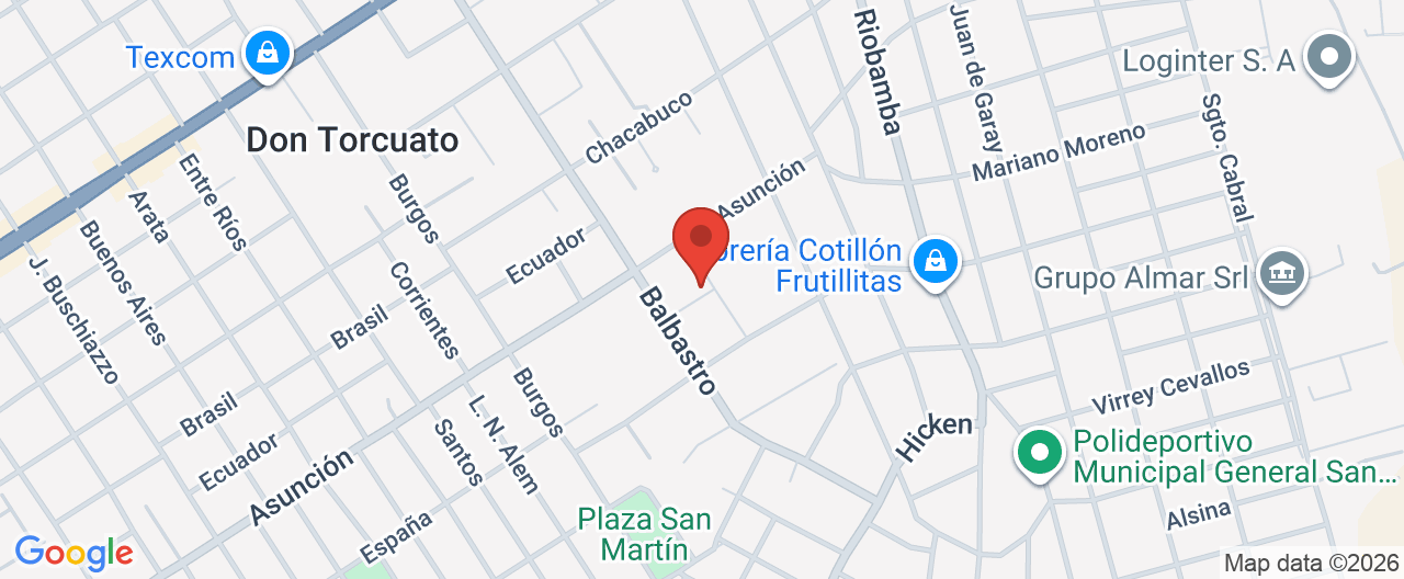 Mapa de la ubicación