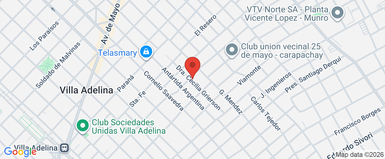 Mapa de la ubicación