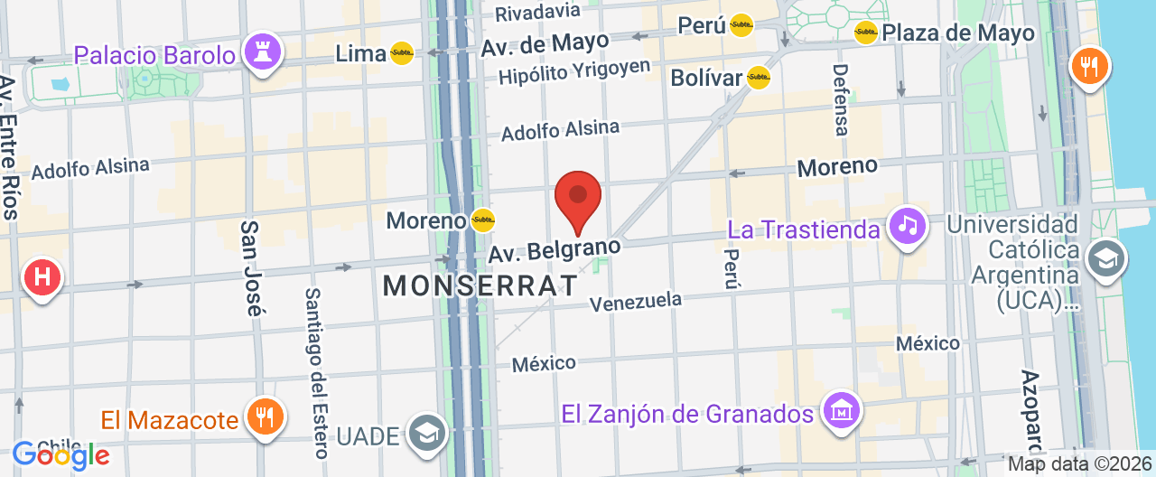 Mapa de la ubicación