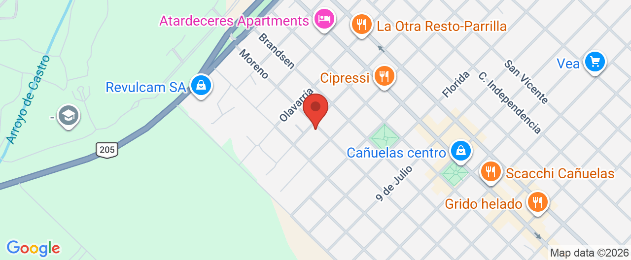 Mapa de la ubicación