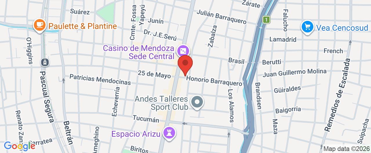 Mapa de la ubicación