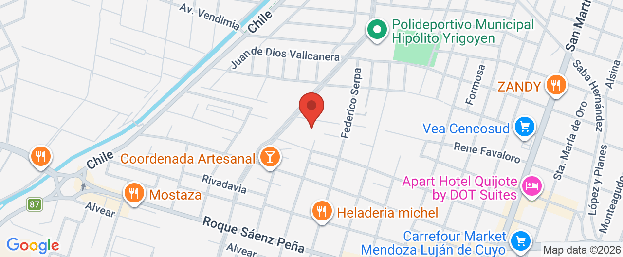 Mapa de la ubicación
