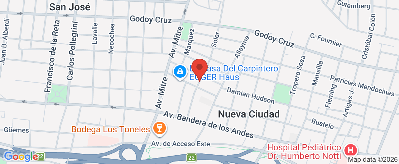 Mapa de la ubicación