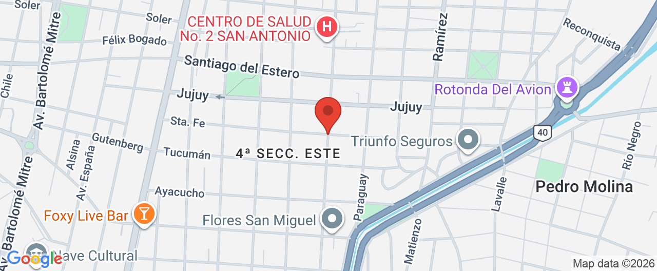 Mapa de la ubicación