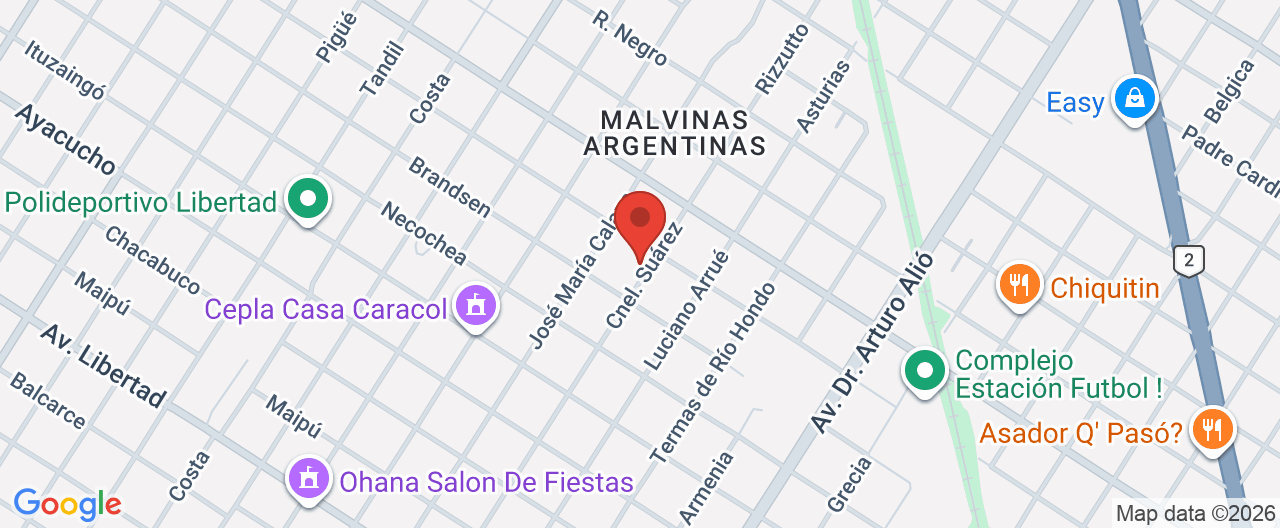 Mapa de la ubicación