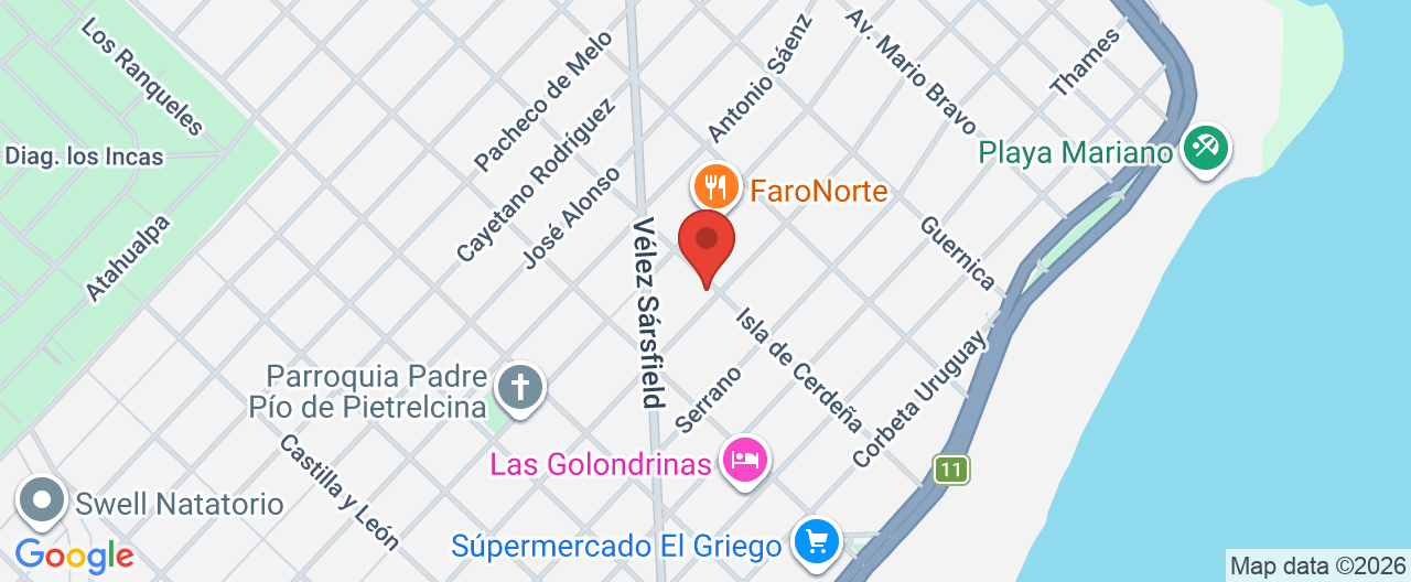 Mapa de la ubicación