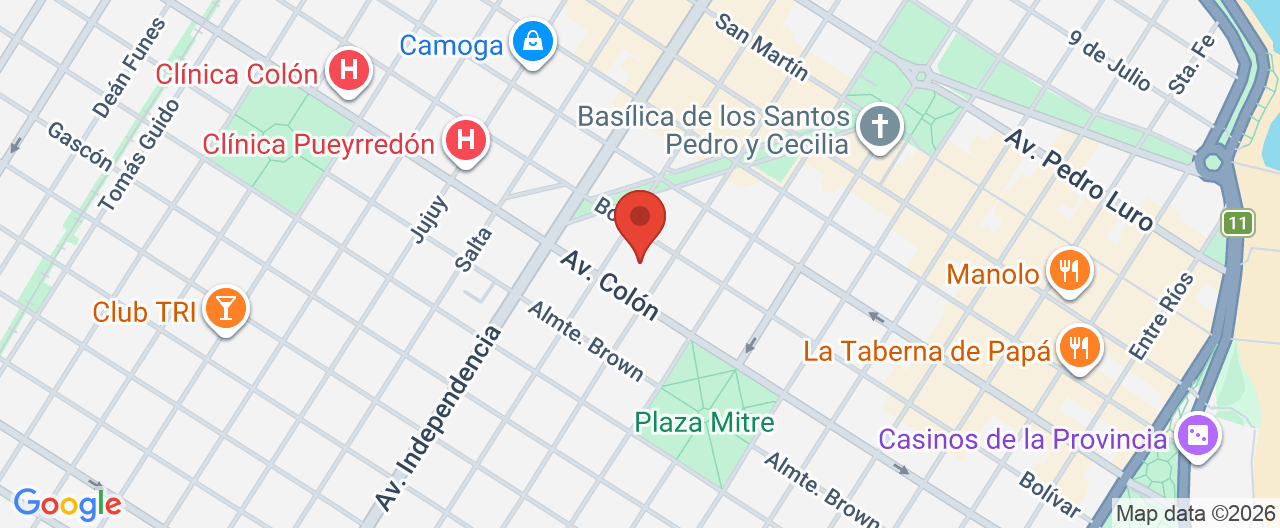Mapa de la ubicación