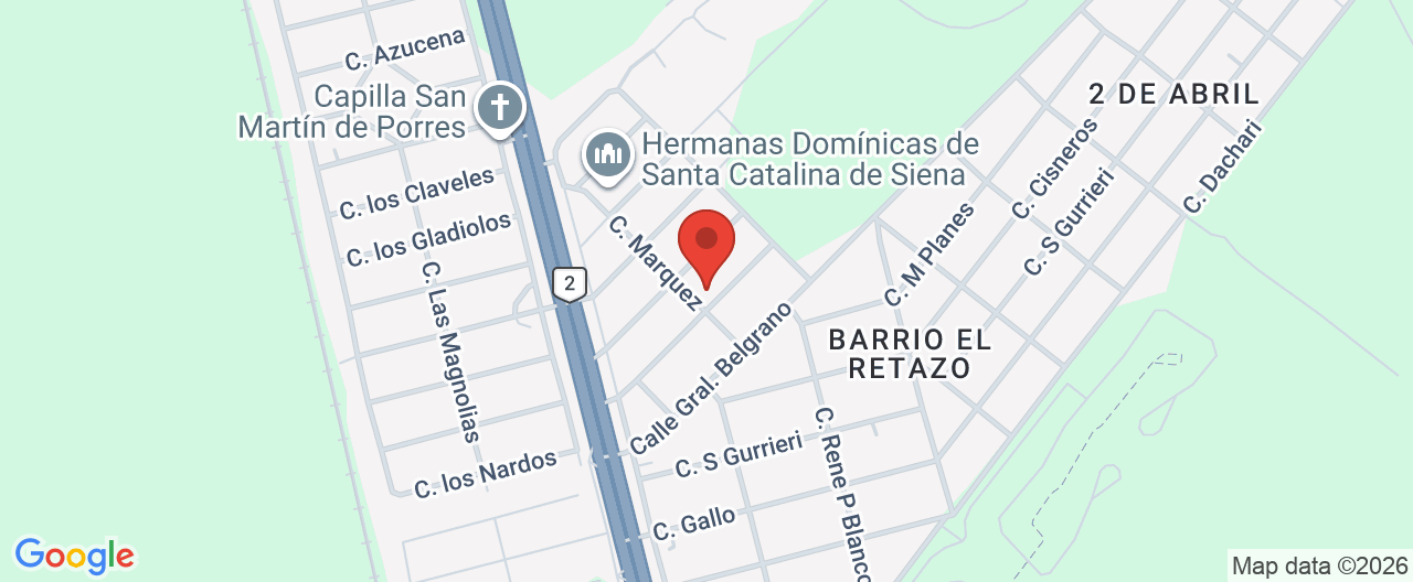 Mapa de la ubicación