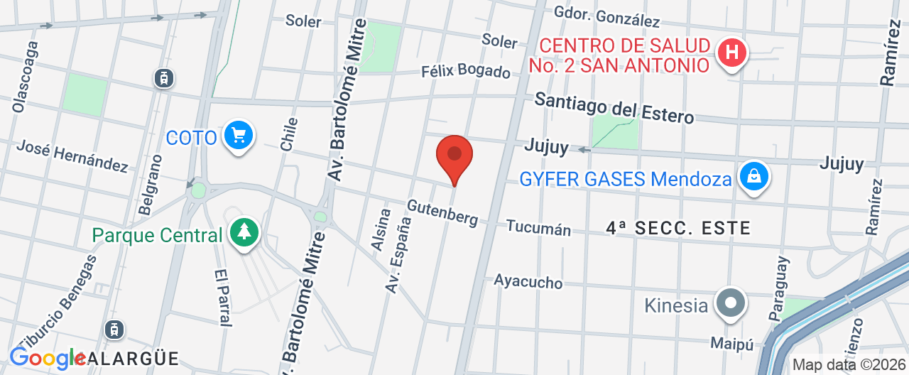 Mapa de la ubicación