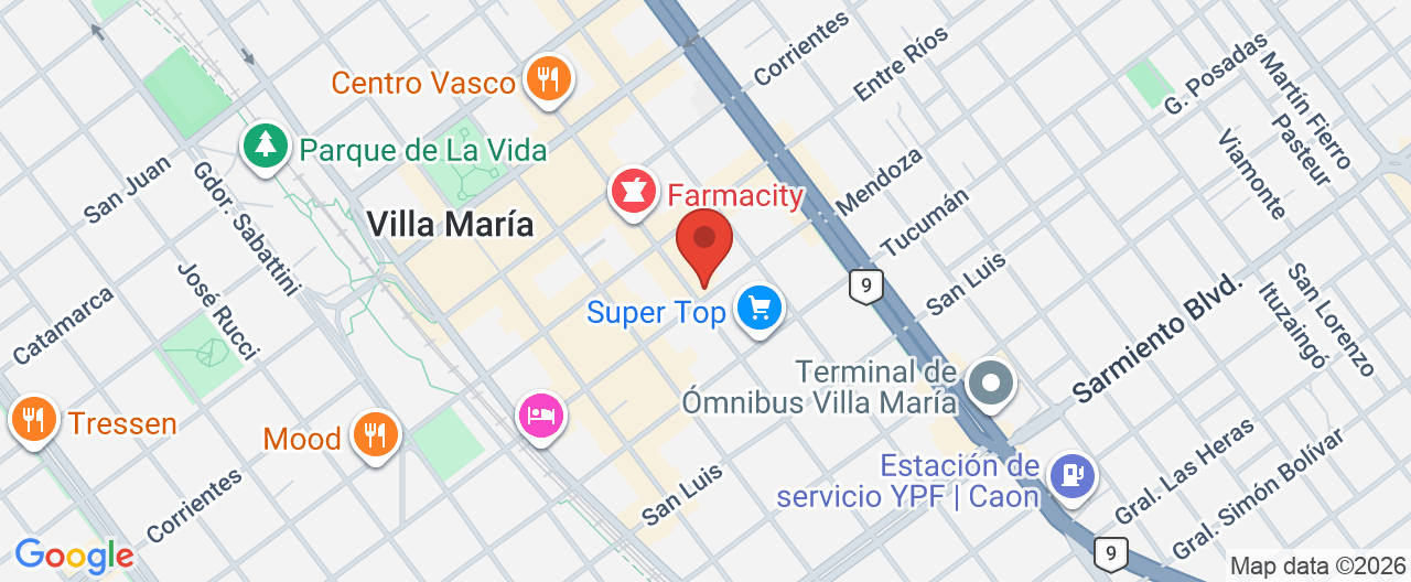 Mapa de la ubicación