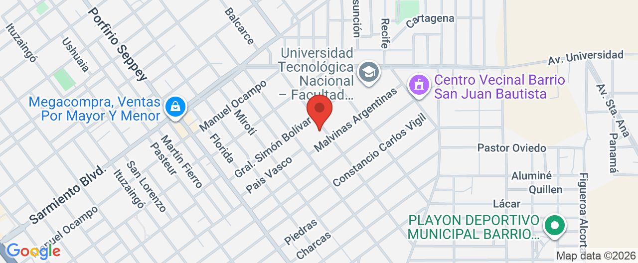 Mapa de la ubicación
