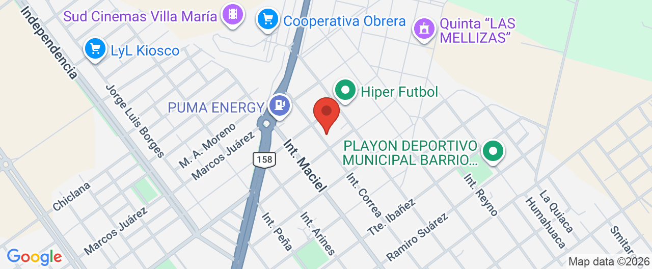 Mapa de la ubicación