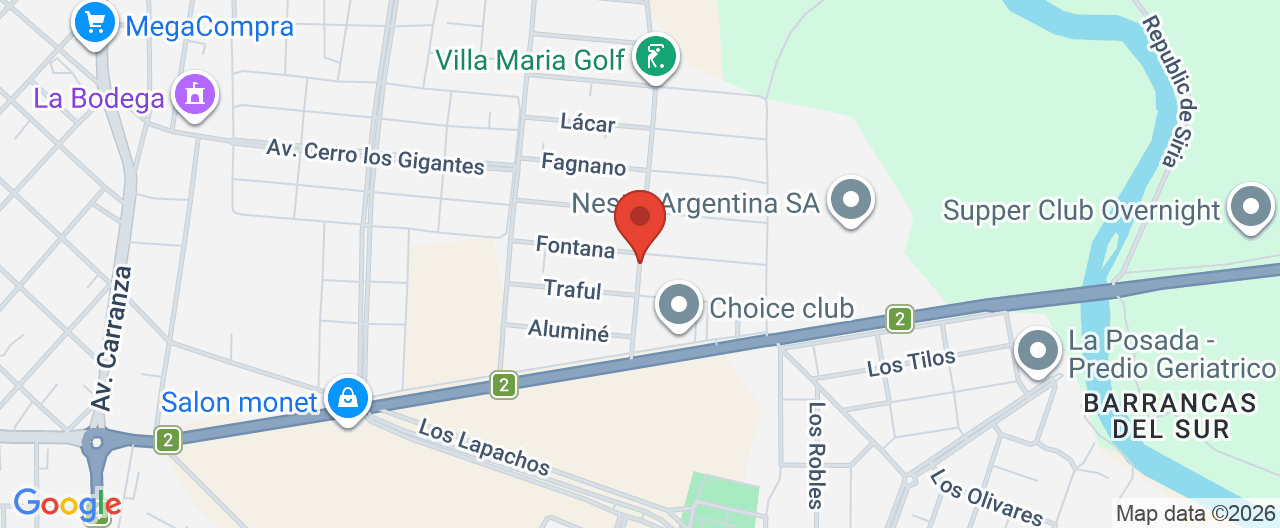 Mapa de la ubicación