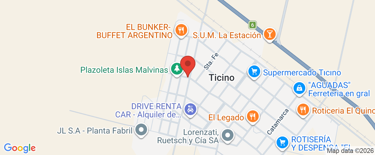 Mapa de la ubicación