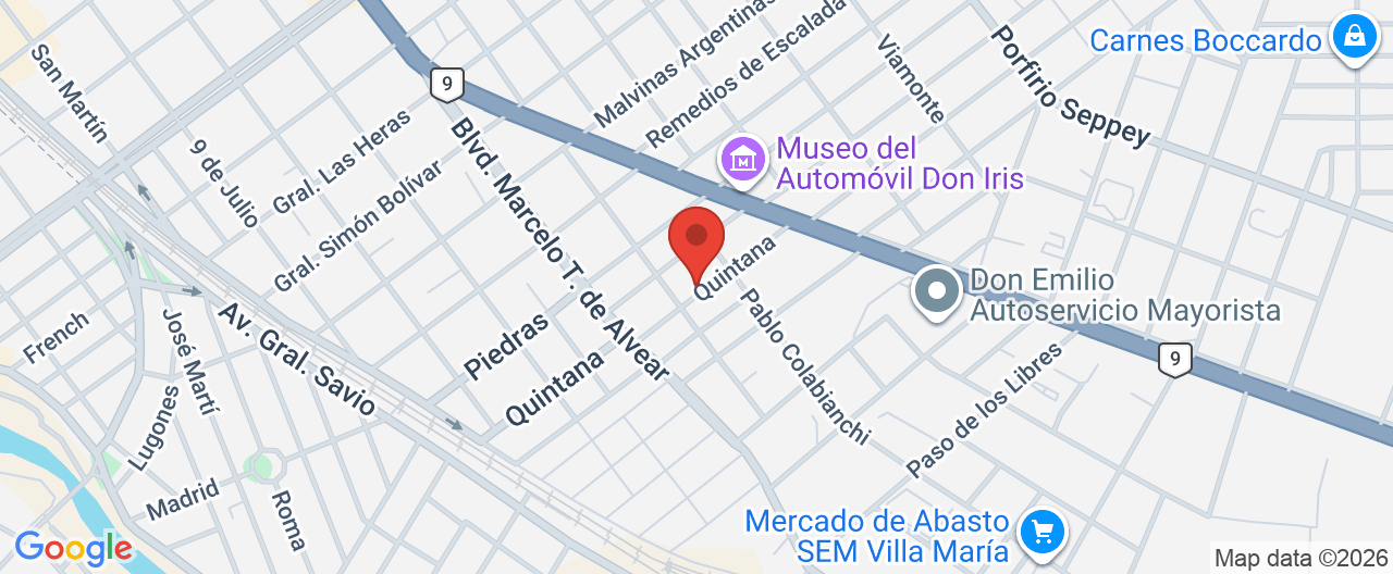 Mapa de la ubicación