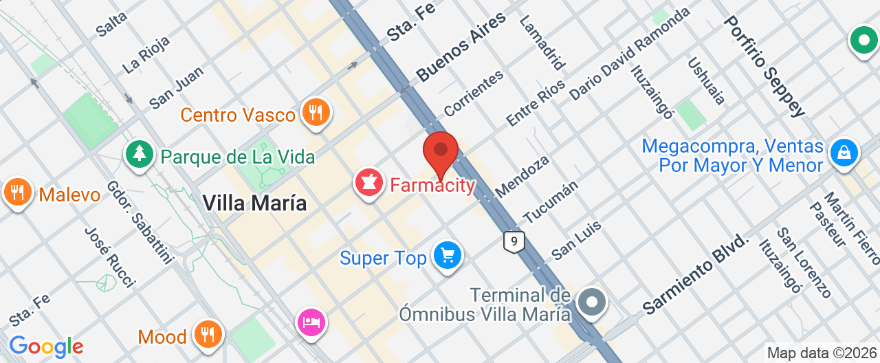 Mapa de la ubicación