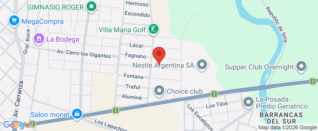 Mapa de la ubicación