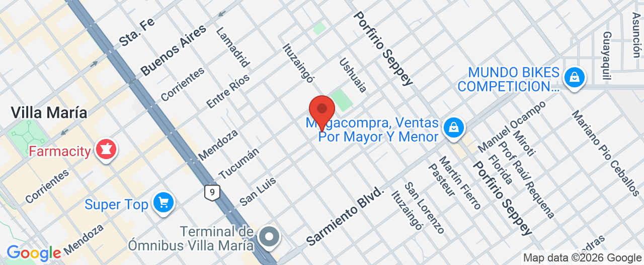 Mapa de la ubicación