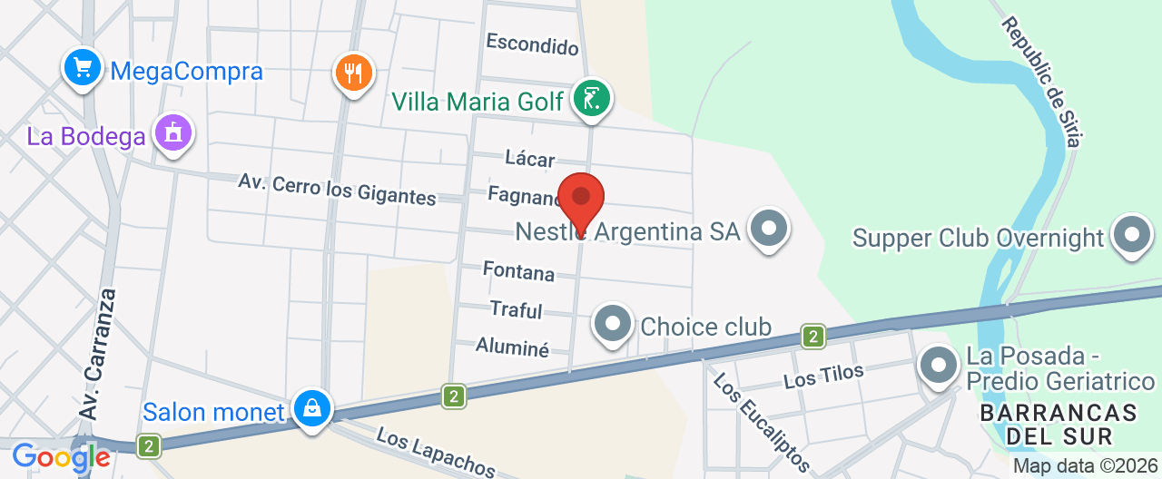 Mapa de la ubicación