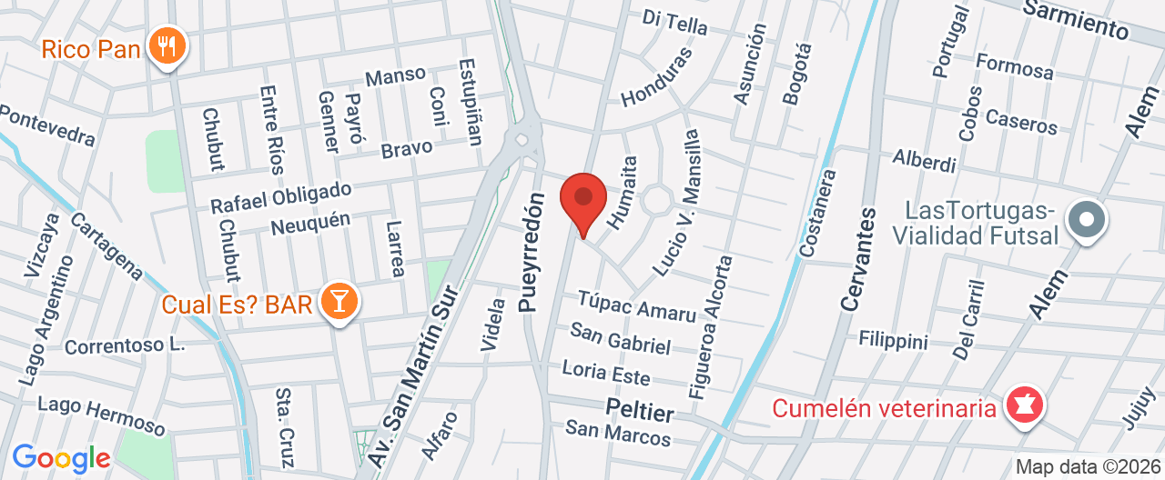 Mapa de la ubicación