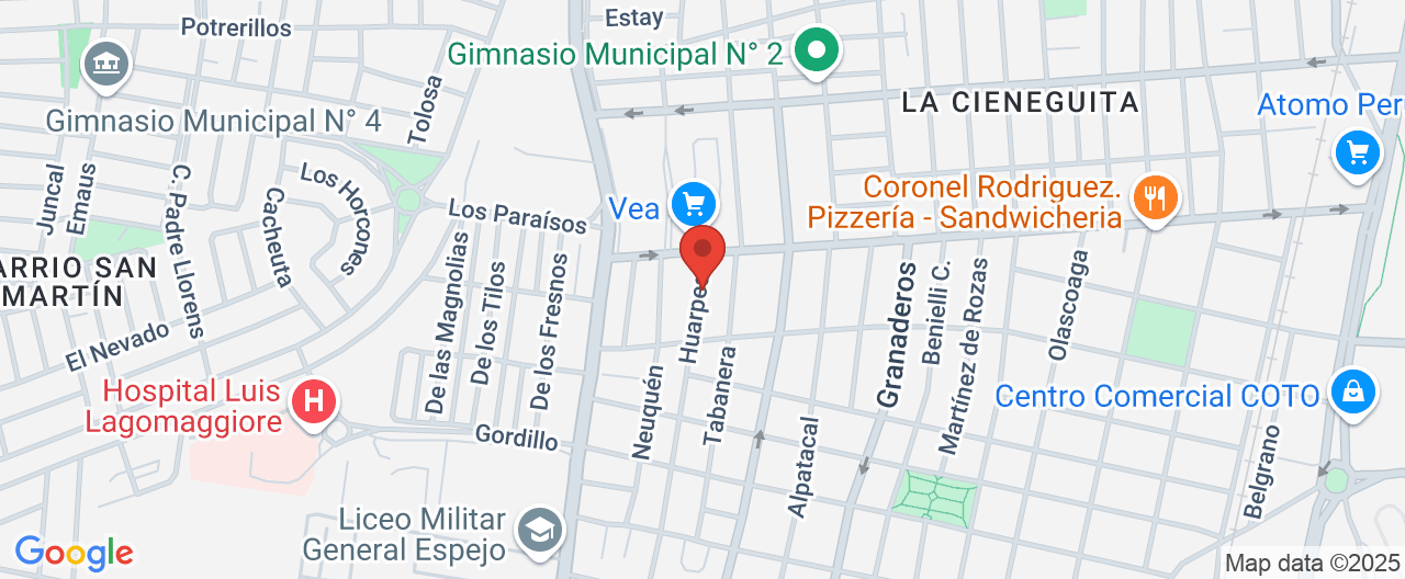 Mapa de la ubicación