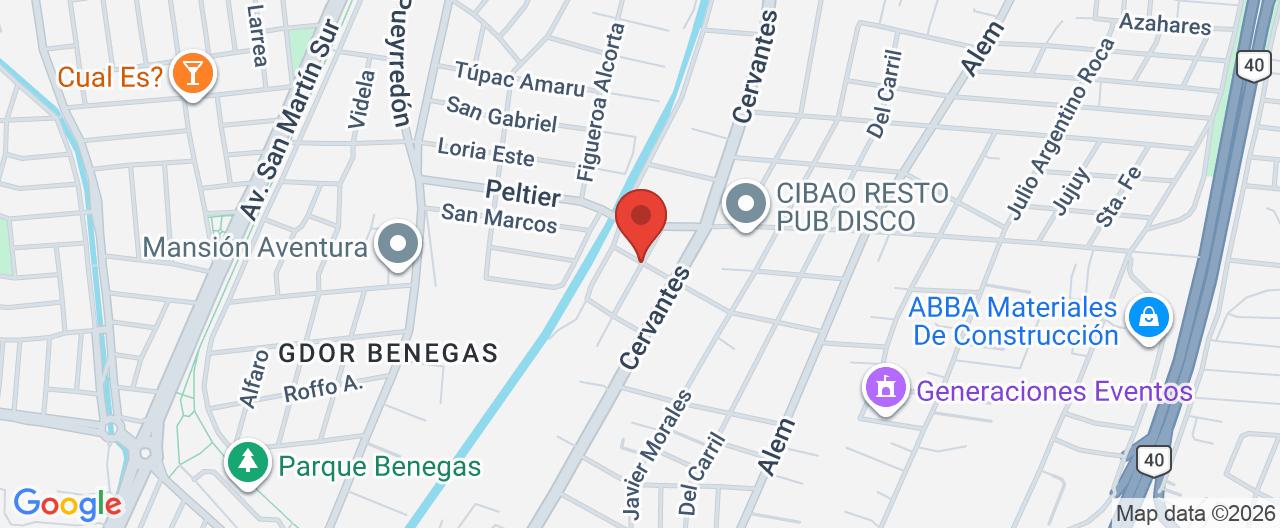 Mapa de la ubicación