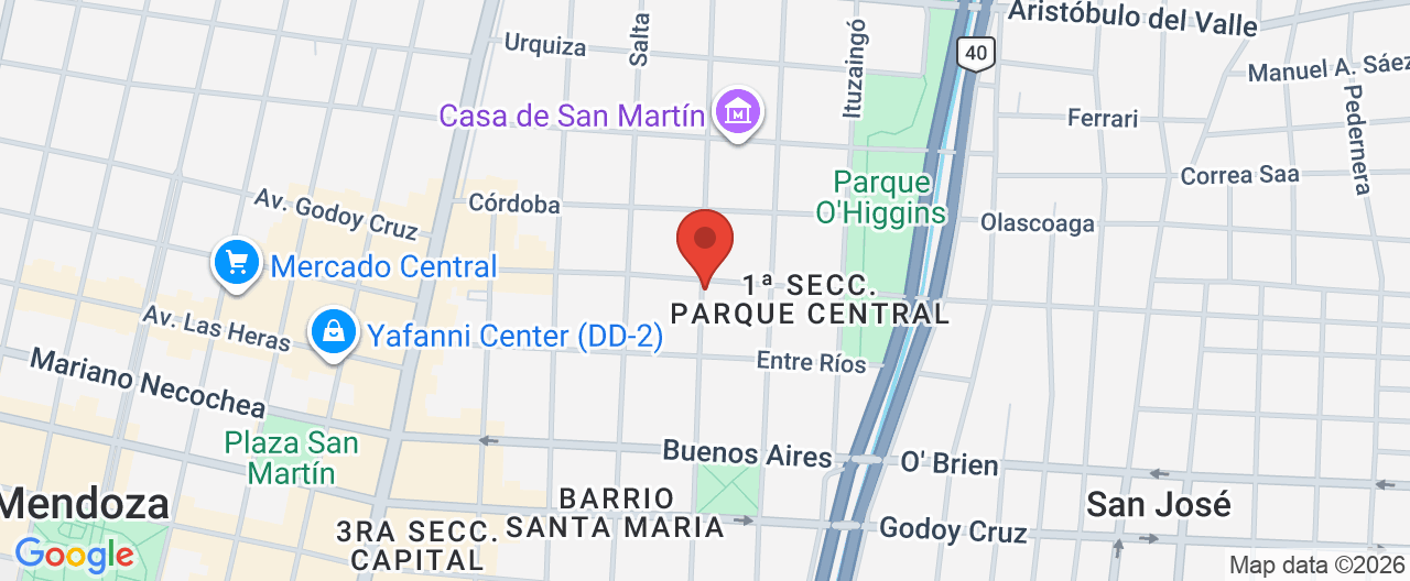 Mapa de la ubicación