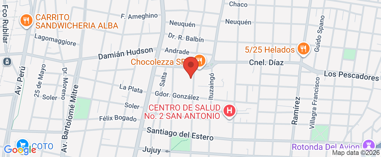 Mapa de la ubicación