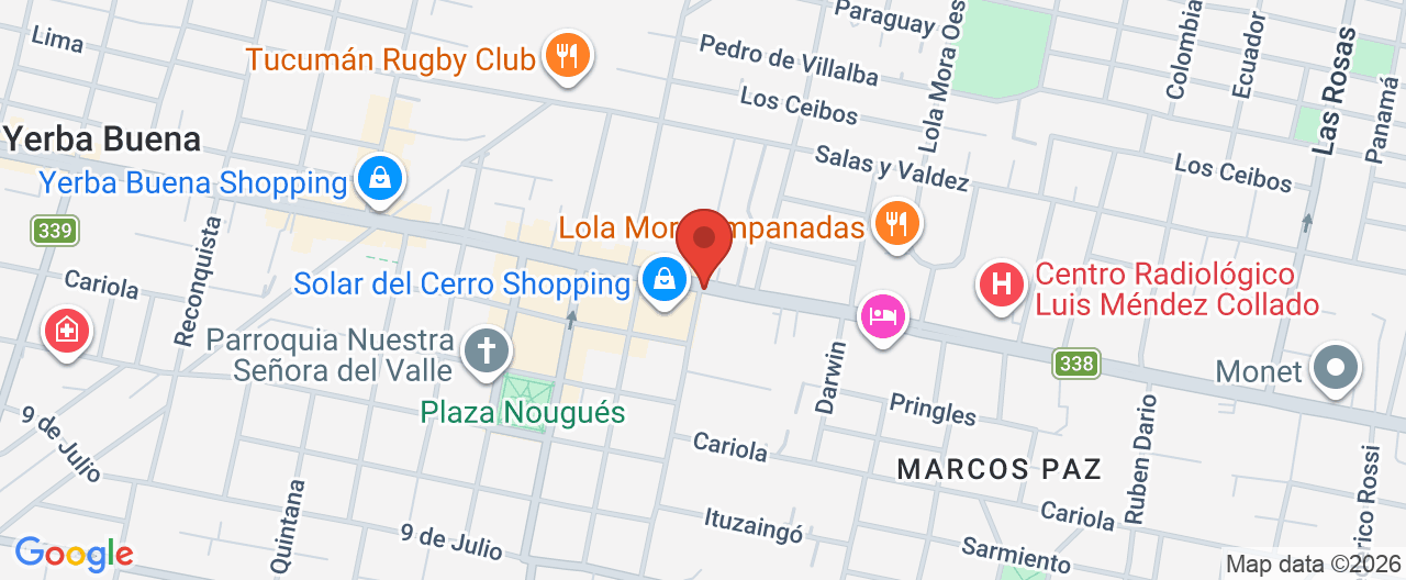 Mapa de la ubicación