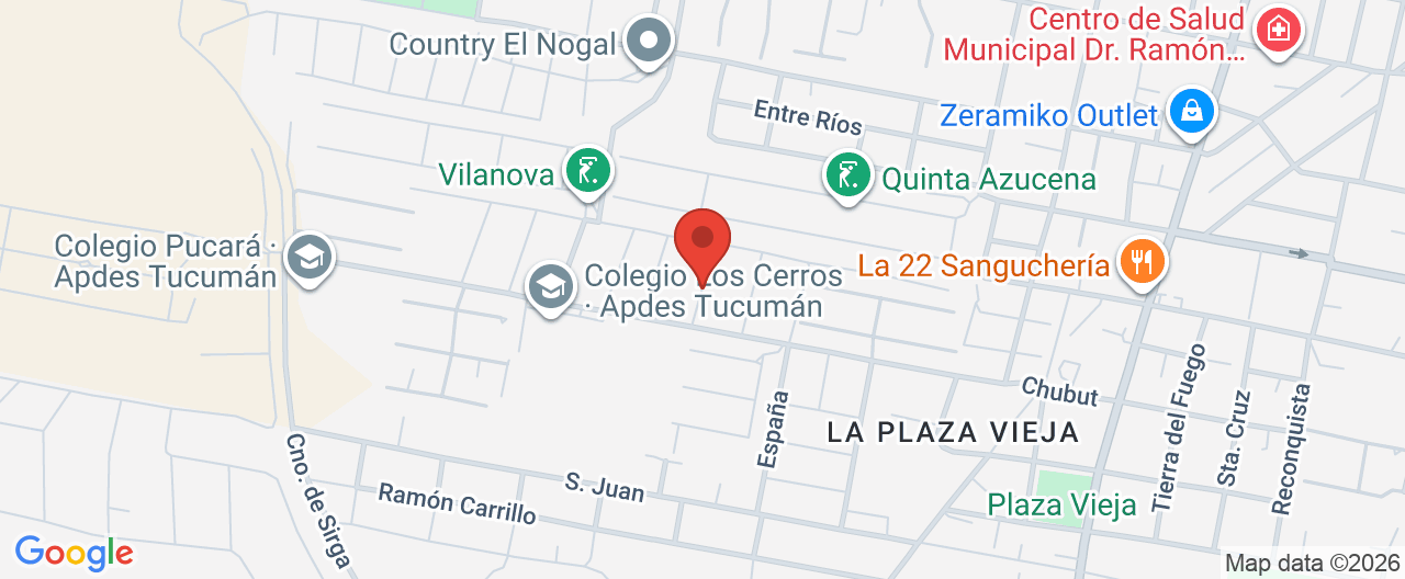 Mapa de la ubicación
