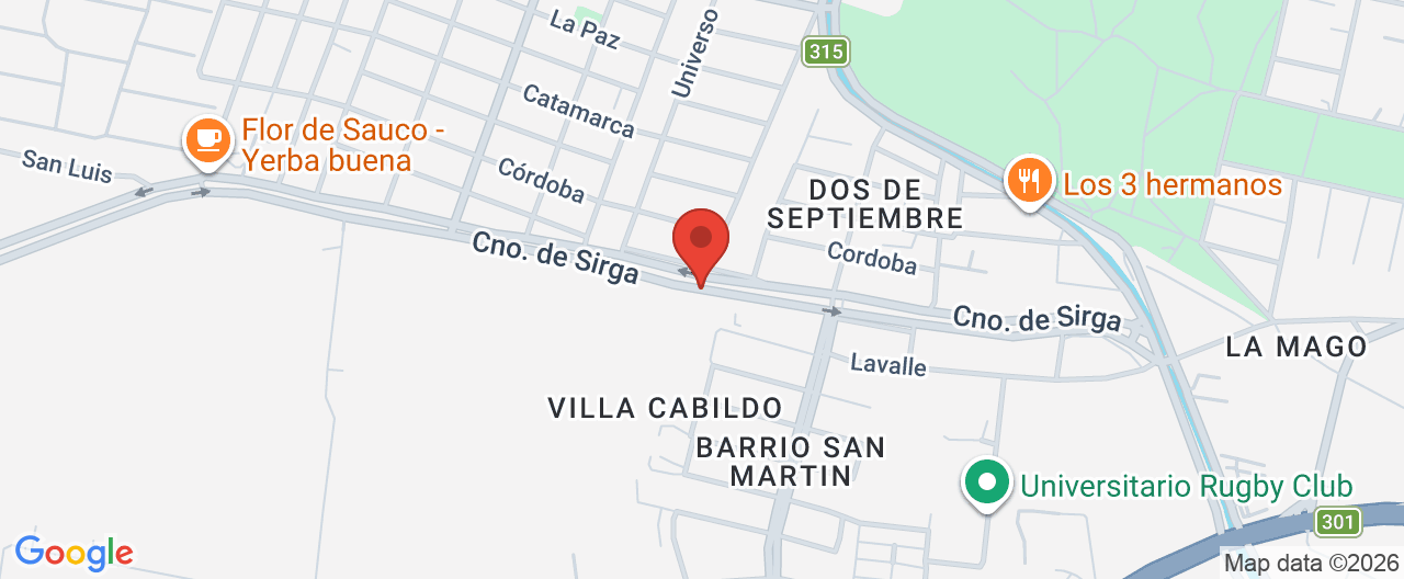 Mapa de la ubicación