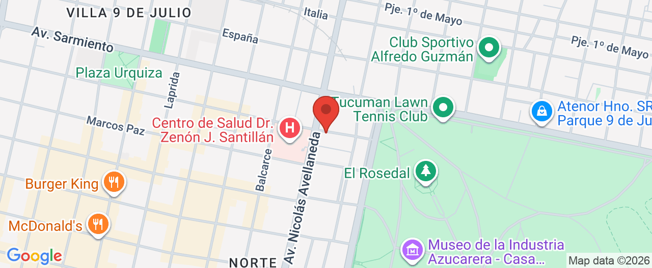 Mapa de la ubicación