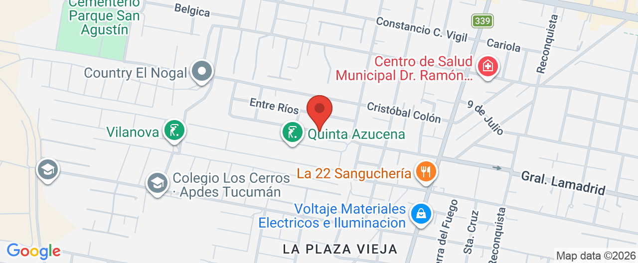 Mapa de la ubicación